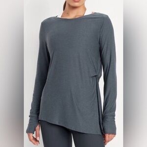 Old Navy Women CloudMotion Side-Tie Tunic DUSK NAVY (Size: XL Petite)